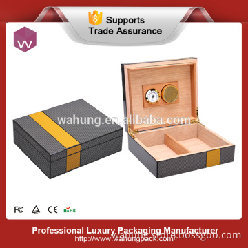 Custom Printed Lacquer Wooden Cigar Box for sales